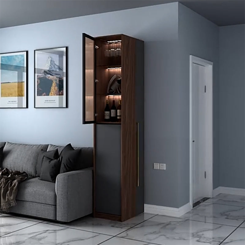 1/2/3 Pieces Counter Height Pub Set in Brown and Black, Modern Clearhalo 'Bar Furniture' 'furn' 'furn_home_bar_bar_sets' 'Furniture' 'Home Bars & Bar Sets' 'home_bar_bar_sets' 'Kitchen & Dining Furniture' 7619903