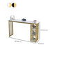 Glam Style Rectangle Wood Bar Height Pub Table for Living Room Clearhalo 'Bar Furniture' 'Bar Tables' 'bar_tables' 'furn' 'furn_bar_tables' 'Furniture' 'Kitchen & Dining Furniture' 7619995