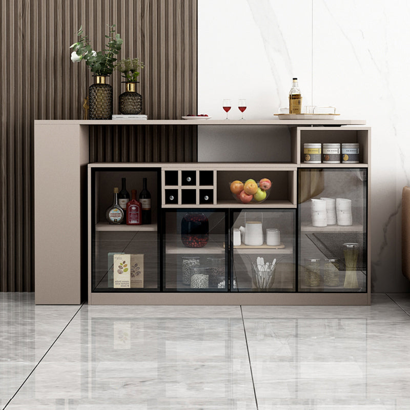 Table de pub à hauteur de bar à bois de bois de bois pour le salon contemporain pour le salon