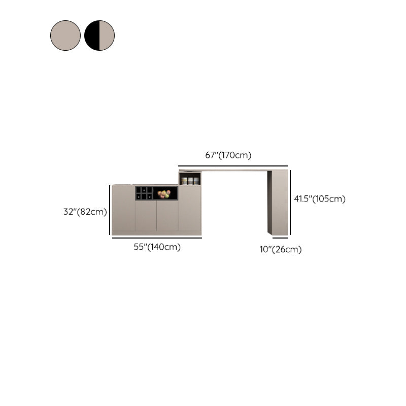 Table de pub à hauteur de bar à bois de bois de bois pour le salon contemporain pour le salon
