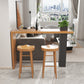 Modern Style Rectangle Solid Wood Bar Height Pub Table for Indoor Clearhalo 'Bar Furniture' 'Bar Tables' 'bar_tables' 'furn' 'furn_bar_tables' 'Furniture' 'Kitchen & Dining Furniture' 7620156