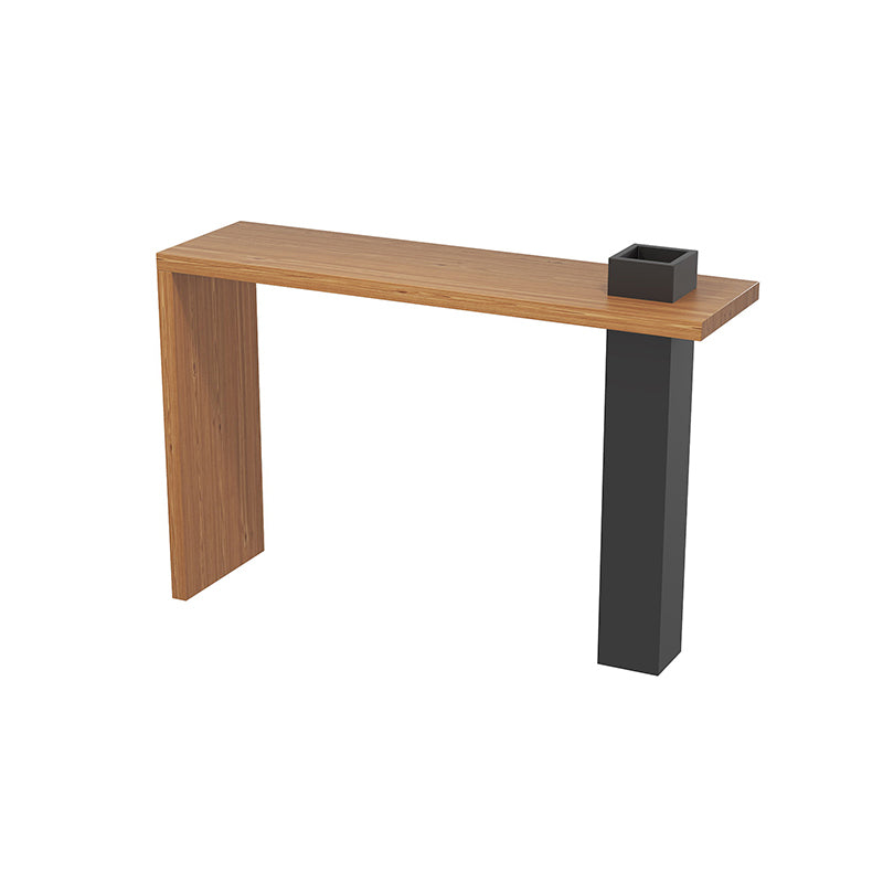 Modern Style Rectangle Solid Wood Bar Height Pub Table for Indoor Clearhalo 'Bar Furniture' 'Bar Tables' 'bar_tables' 'furn' 'furn_bar_tables' 'Furniture' 'Kitchen & Dining Furniture' 7620162