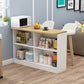 Modern Style Rectangle Wood Bar Height Pub Table for Kitchen