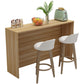 Matte Finish Manufactured Wood Pub Table Rectangle Bistro Table for Living Room Clearhalo 'Bar Furniture' 'Bar Tables' 'bar_tables' 'furn' 'furn_bar_tables' 'Furniture' 'Kitchen & Dining Furniture' 7620224