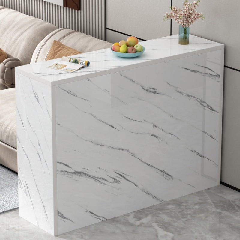 Matte Finish Manufactured Wood Pub Table Rectangle Bistro Table for Living Room Clearhalo 'Bar Furniture' 'Bar Tables' 'bar_tables' 'furn' 'furn_bar_tables' 'Furniture' 'Kitchen & Dining Furniture' 7620226