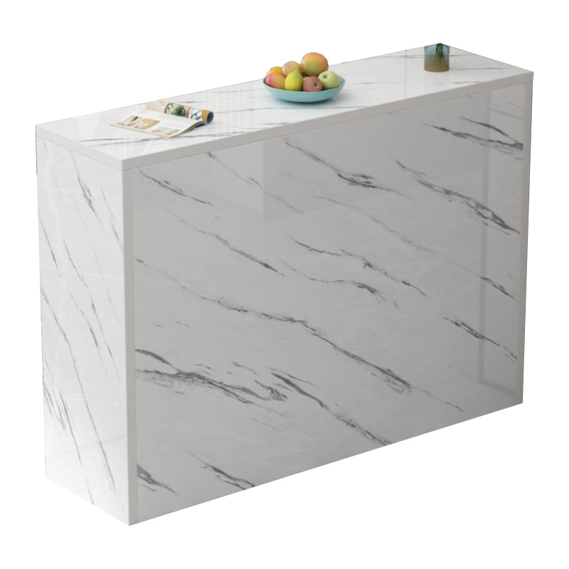 Matte Finish Manufactured Wood Pub Table Rectangle Bistro Table for Living Room Clearhalo 'Bar Furniture' 'Bar Tables' 'bar_tables' 'furn' 'furn_bar_tables' 'Furniture' 'Kitchen & Dining Furniture' 7620228