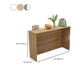 Matte Finish Manufactured Wood Pub Table Rectangle Bistro Table for Living Room Clearhalo 'Bar Furniture' 'Bar Tables' 'bar_tables' 'furn' 'furn_bar_tables' 'Furniture' 'Kitchen & Dining Furniture' 7620232