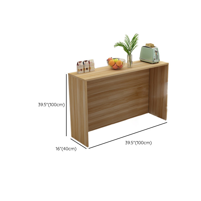 Matte Finish Manufactured Wood Pub Table Rectangle Bistro Table for Living Room Clearhalo 'Bar Furniture' 'Bar Tables' 'bar_tables' 'furn' 'furn_bar_tables' 'Furniture' 'Kitchen & Dining Furniture' 7620233