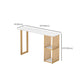 Glam Bar Dining Table White Rectangle Living Room Counter Table Clearhalo 'Bar Furniture' 'Bar Tables' 'bar_tables' 'furn' 'furn_bar_tables' 'Furniture' 'Kitchen & Dining Furniture' 7620244