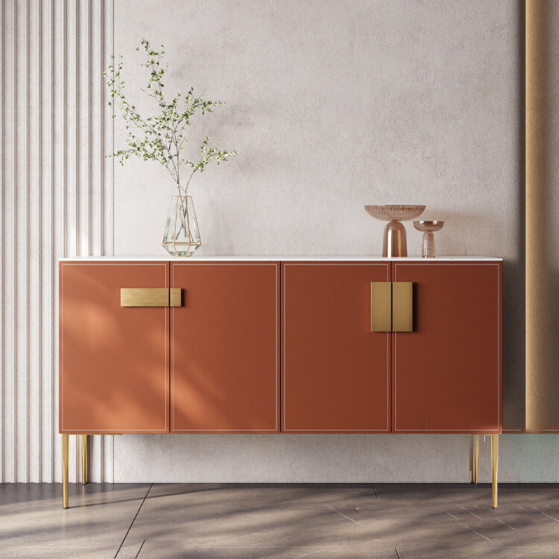 Modernism Stone Singboard Table Table Se incluye aparador para sala de estar