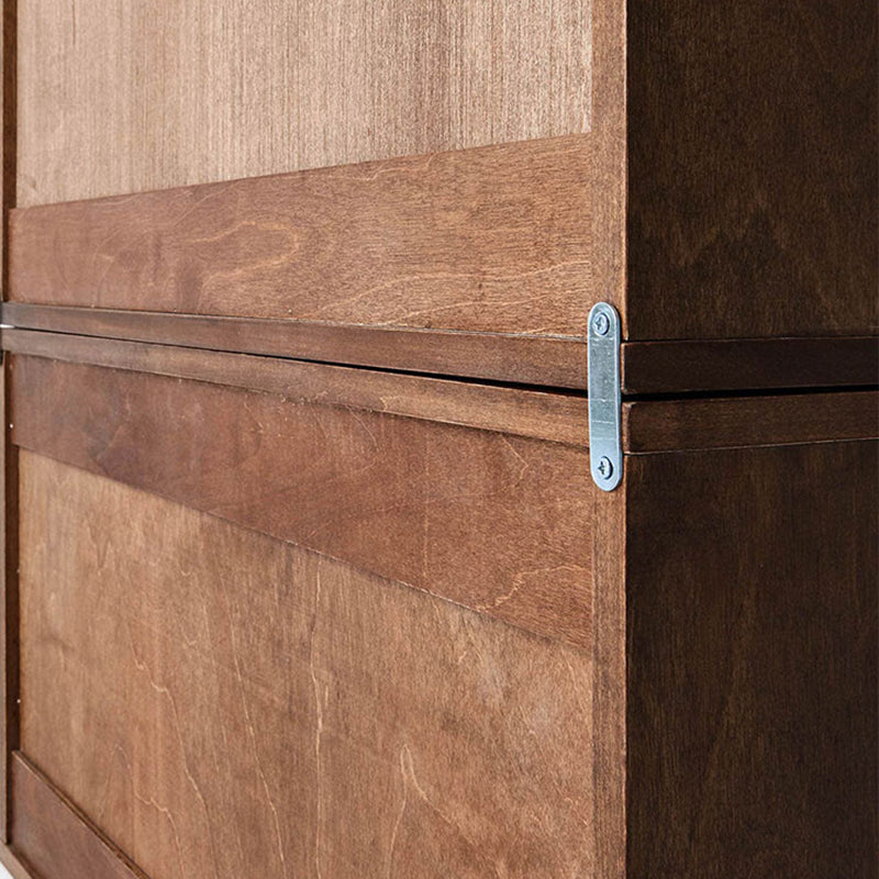 Mesa del aparador de pino lateral moderno con puertas para sala de estar