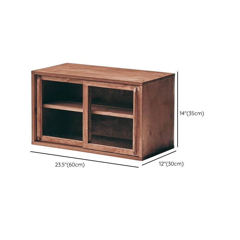 Mesa del aparador de pino lateral moderno con puertas para sala de estar