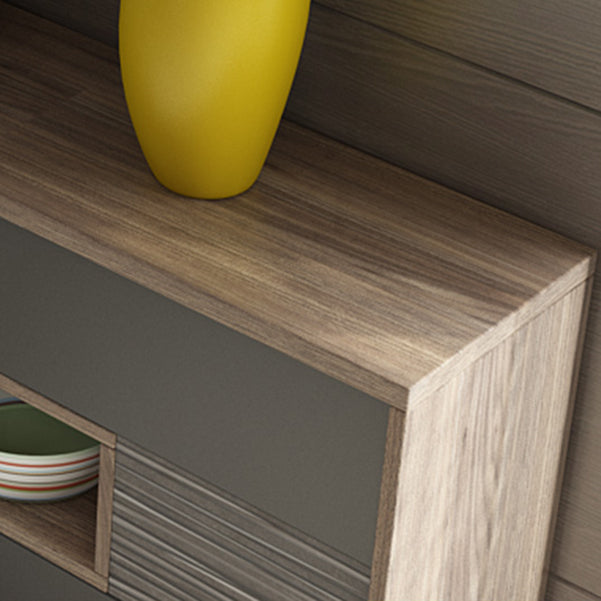 Modernism Wood Sideboard Table Open Storage Server for Living Room Clearhalo 'buffet_sideboard' 'Buffets & Sideboards' 'furn' 'furn_buffet_sideboard' 'Furniture' 'Kitchen & Dining Furniture' 7620448