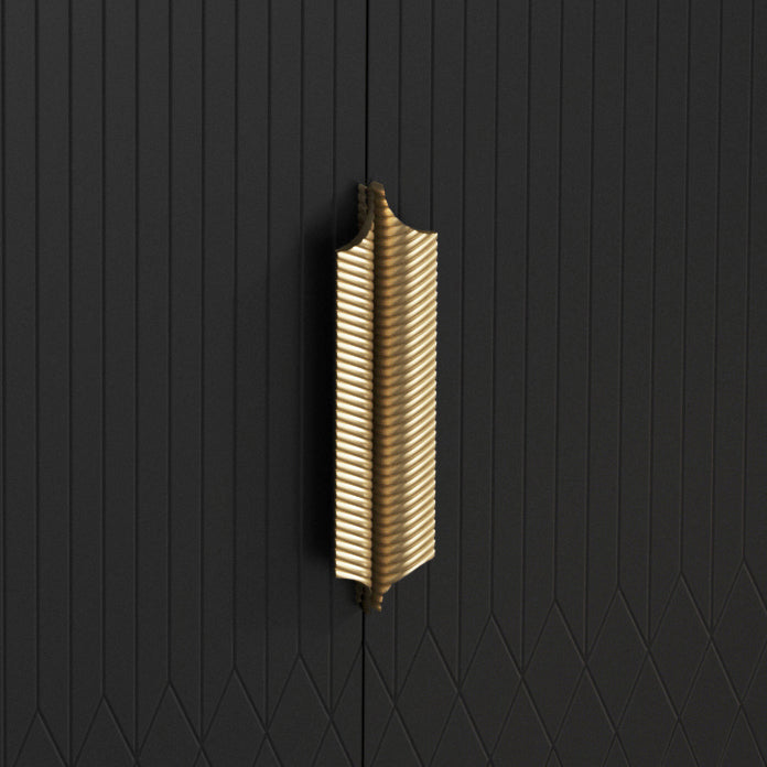 Glam Black Buffet Sideboard Funce Sideboard in marmo con porte con porte