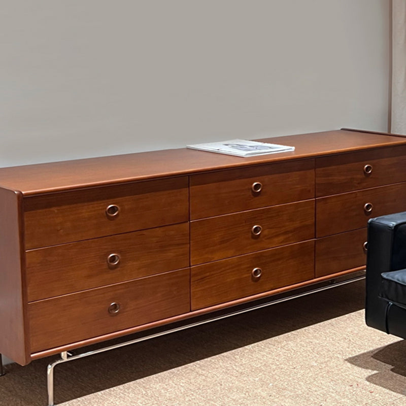 Tocador de madera horizontal horizontal para sala de estar para sala de estar