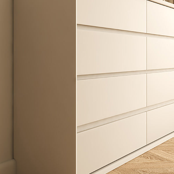 Moderne opbergkast dressoir houten opbergkist met 8 laden