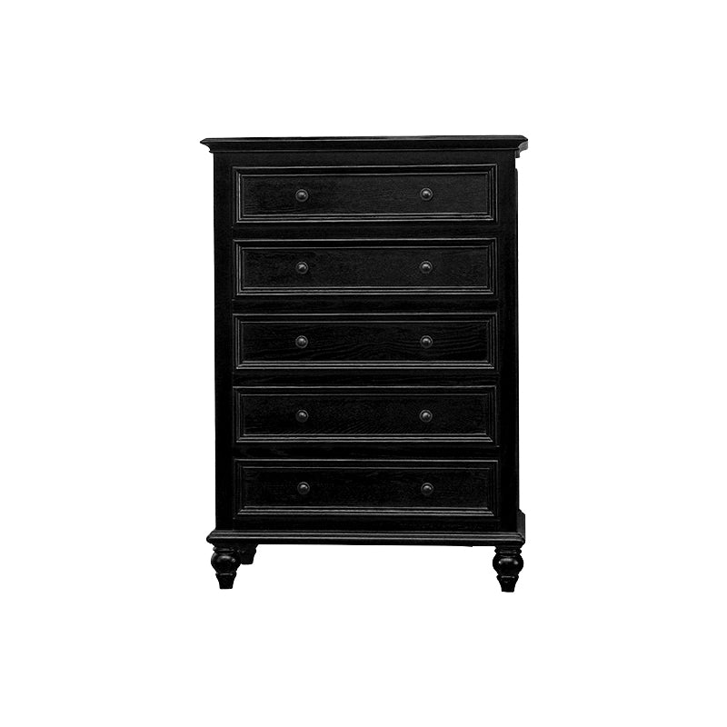 Compañero de madera sólida de cofre de almacenamiento tradicional con 3/4/5/7/9/10 cajones