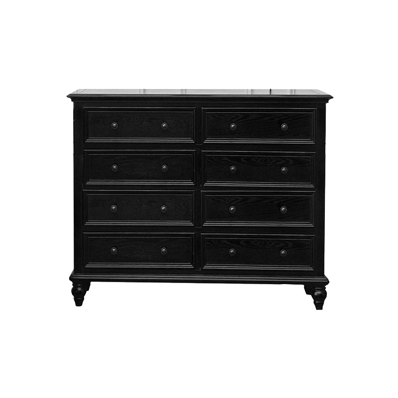 Compañero de madera sólida de cofre de almacenamiento tradicional con 3/4/5/7/9/10 cajones