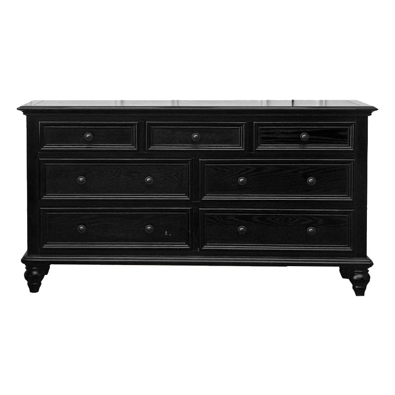 Compañero de madera sólida de cofre de almacenamiento tradicional con 3/4/5/7/9/10 cajones