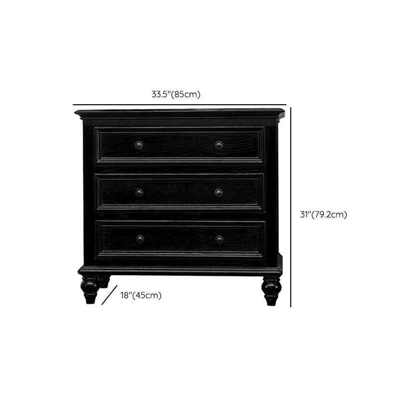 Compañero de madera sólida de cofre de almacenamiento tradicional con 3/4/5/7/9/10 cajones