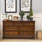 Solid Wood Storage Chest Dresser Brown Storage Chest with Drawers Clearhalo 'Bedroom Furniture' 'Dressers & Chests' 'dressers_chests' 'furn' 'furn_dressers_chests' 'Furniture' 7622053