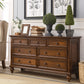 Solid Wood Storage Chest Dresser Brown Storage Chest with Drawers Clearhalo 'Bedroom Furniture' 'Dressers & Chests' 'dressers_chests' 'furn' 'furn_dressers_chests' 'Furniture' 7622056