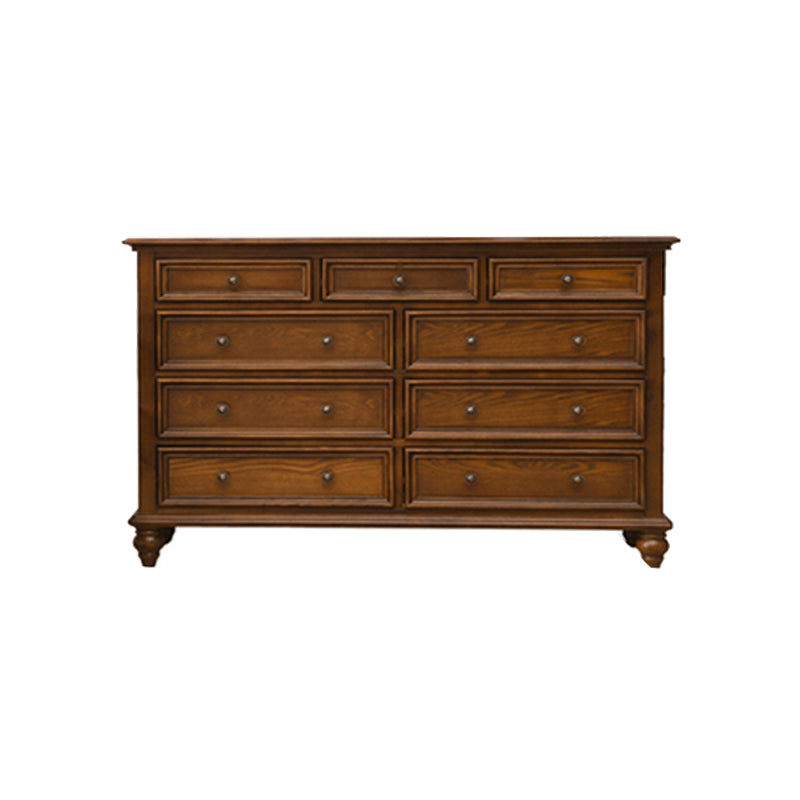 Solid Wood Storage Chest Dresser Brown Storage Chest with Drawers Clearhalo 'Bedroom Furniture' 'Dressers & Chests' 'dressers_chests' 'furn' 'furn_dressers_chests' 'Furniture' 7622062
