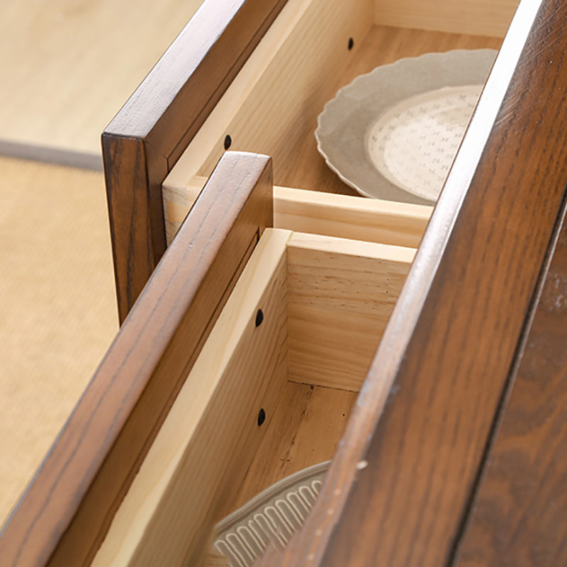 Solid Wood Storage Chest Dresser Brown Storage Chest with Drawers Clearhalo 'Bedroom Furniture' 'Dressers & Chests' 'dressers_chests' 'furn' 'furn_dressers_chests' 'Furniture' 7622066