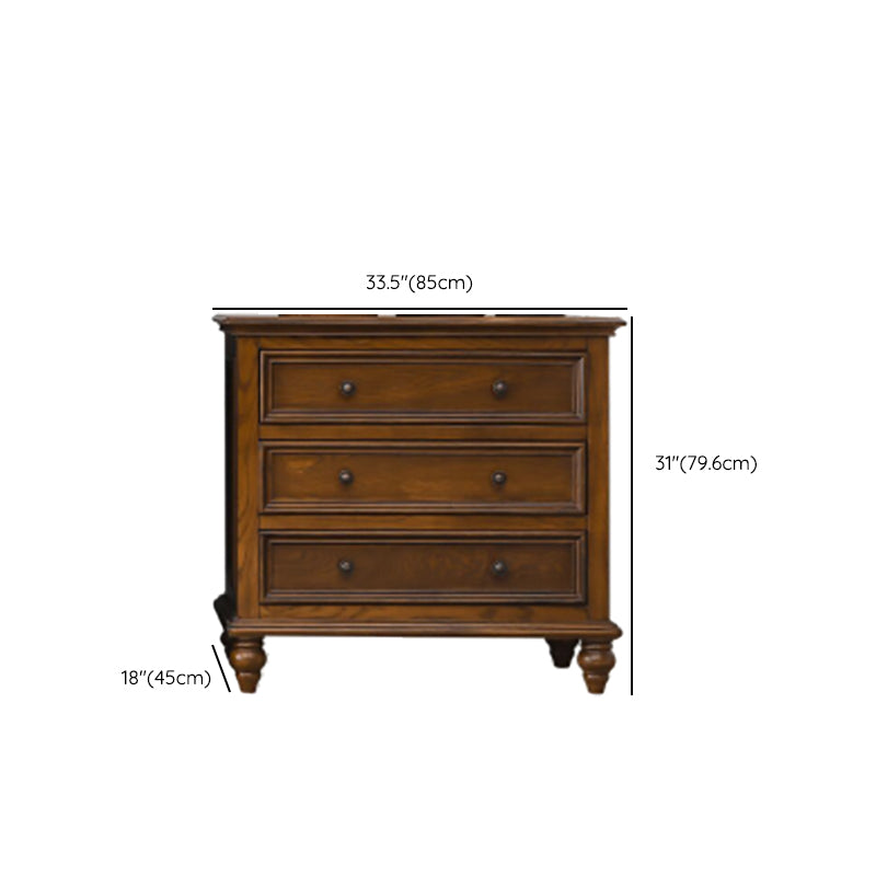 Solid Wood Storage Chest Dresser Brown Storage Chest with Drawers Clearhalo 'Bedroom Furniture' 'Dressers & Chests' 'dressers_chests' 'furn' 'furn_dressers_chests' 'Furniture' 7622088