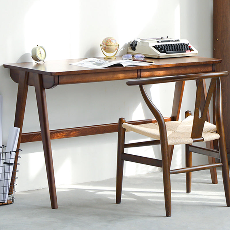 Bureau de bureau de chambre à coucher en bois massif moderne bureau de style, 29,5 pouces de haut