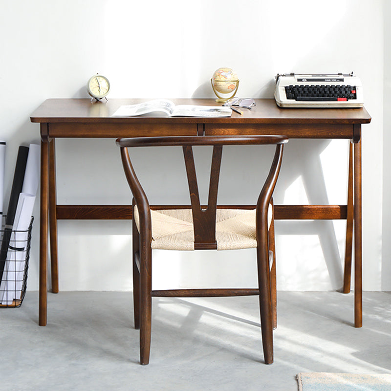 Bureau de bureau de chambre à coucher en bois massif moderne bureau de style, 29,5 pouces de haut