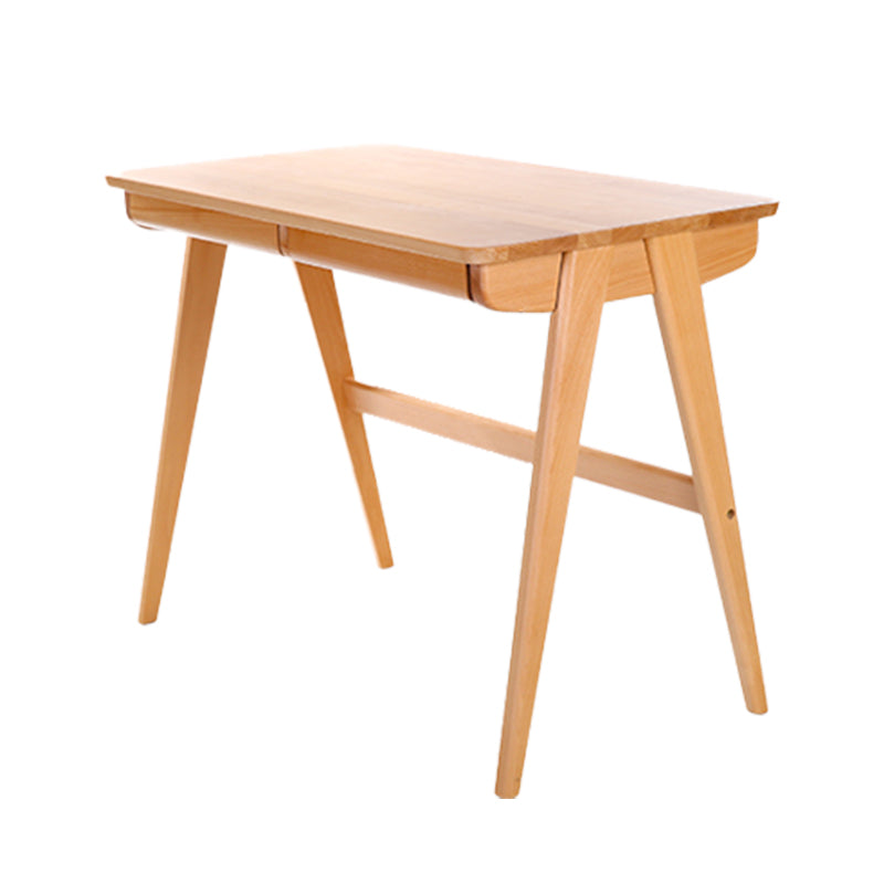 Bureau de bureau de chambre à coucher en bois massif moderne bureau de style, 29,5 pouces de haut