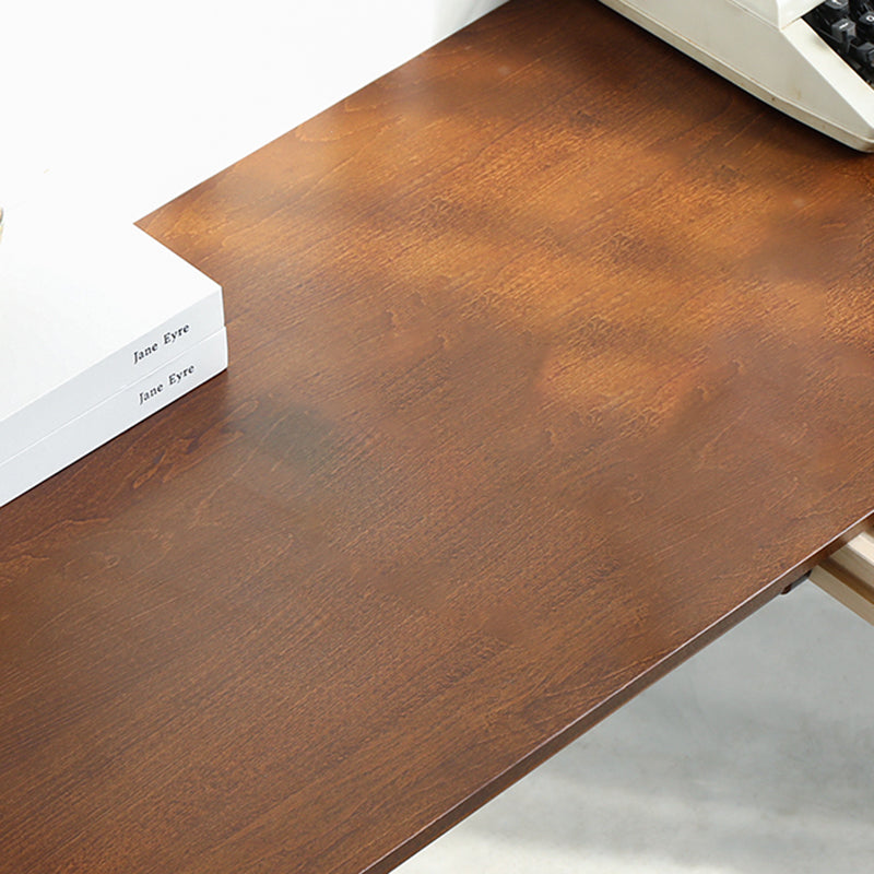 Bureau de bureau de chambre à coucher en bois massif moderne bureau de style, 29,5 pouces de haut