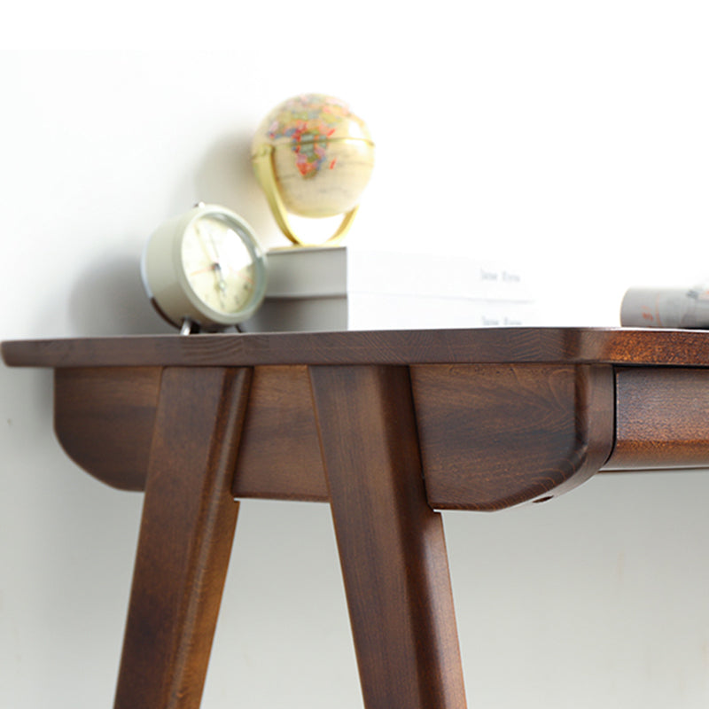 Bureau de bureau de chambre à coucher en bois massif moderne bureau de style, 29,5 pouces de haut