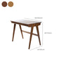 Bureau de bureau de chambre à coucher en bois massif moderne bureau de style, 29,5 pouces de haut