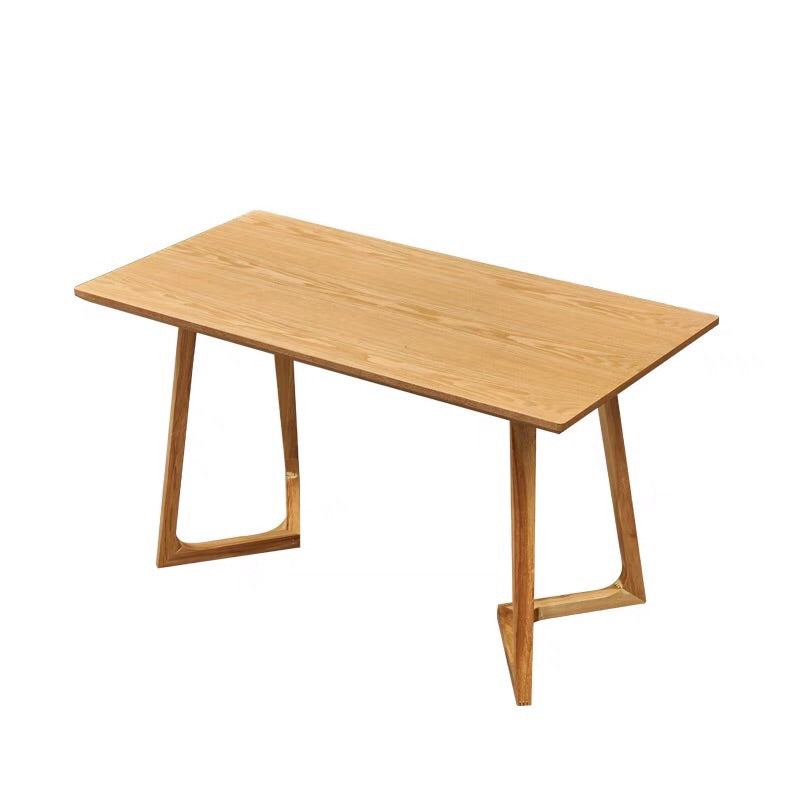 Bureau de bureau en bois contemporain Bureau de tâche de forme rectangulaire pour le bureau