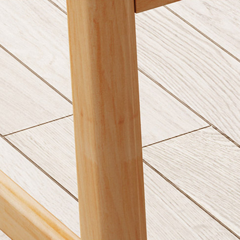 Base de piédestal en bois massif berce