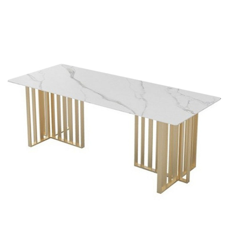 Bureau de bureau rectangulaire métal