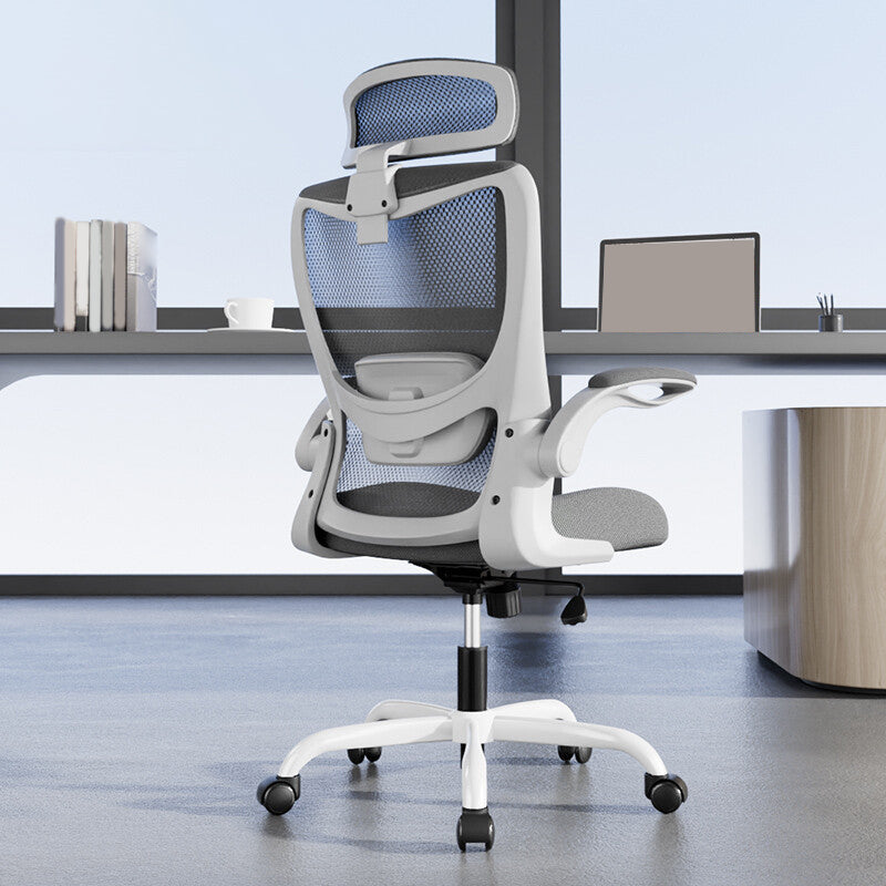 取り外し可能なアームスライドチェアの傾きメカニズムホイール付き人間工学に基づいたデスクチェア