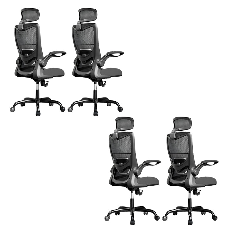 Sedia da slitta per armi rimovibile Meccanismo di inclinazione della sedia da scrivania ergonomica con ruote