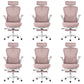 Modern Removable Arms Slide Chair No Distressing Ergonomic Desk Chair