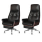 Armless Office Chair Modernism Desk Chair with Wheels for Office Black 2 Piece Set Clearhalo 'furn' 'furn_office_chair' 'Furniture' 'Office Chairs' 'Office Furniture' 'office_chair' 7622530
