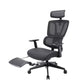 Removable Arms Office Chair Tilt Modern Adjustable Seat Height Desk Chair Black 1 Piece With Footrest Clearhalo 'furn' 'furn_office_chair' 'Furniture' 'Office Chairs' 'Office Furniture' 'office_chair' 7622590