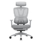 Removable Arms Office Chair Tilt Modern Adjustable Seat Height Desk Chair Grey 1 Piece With Footrest Clearhalo 'furn' 'furn_office_chair' 'Furniture' 'Office Chairs' 'Office Furniture' 'office_chair' 7622608