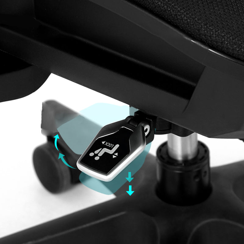 モダニズム調整可能なアームオフィスチェア椅子椅子と家のための車輪付き