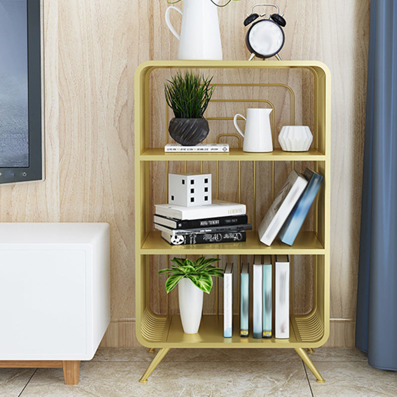 Modern Style Open Back Bookshelf Metal Bookcase for Home Office Clearhalo 'Bookcases' 'furn' 'furn_bookcases' 'Furniture' 'Office Furniture' 7622670
