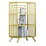 Modern Style Open Back Bookshelf Metal Bookcase for Home Office Clearhalo 'Bookcases' 'furn' 'furn_bookcases' 'Furniture' 'Office Furniture' 7622678