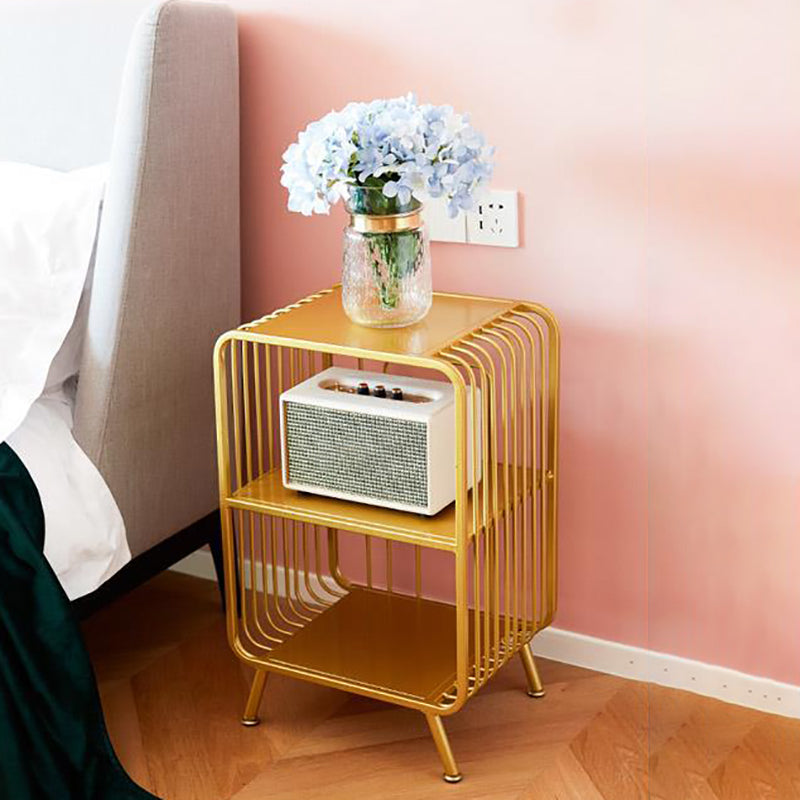 Modern Style Open Back Bookshelf Metal Bookcase for Home Office Clearhalo 'Bookcases' 'furn' 'furn_bookcases' 'Furniture' 'Office Furniture' 7622679