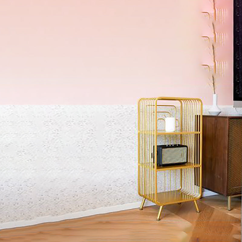 Modern Style Open Back Bookshelf Metal Bookcase for Home Office Clearhalo 'Bookcases' 'furn' 'furn_bookcases' 'Furniture' 'Office Furniture' 7622680
