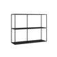 Libreria in metallo orizzontale Modern Style Open Back scaffale con scaffali